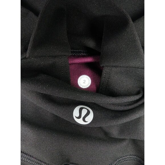 Lululemon Mapped Out High Rise Tight 28" Black / Marvel Size 2 NWT - Picture 8 of 11